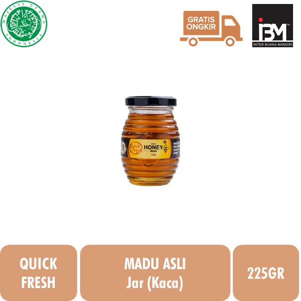 

Quick Fresh Honey / Madu Murni Asli 225gr ( jar )