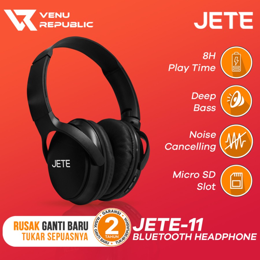 Headset | Headphone | Headset Bando | Headset Bluetooth JETE - 11