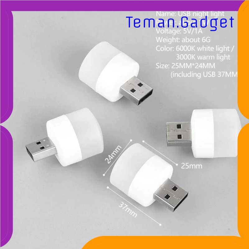 TG-LMP Oobest Lampu LED Mini USB 1W Cool White - OB60