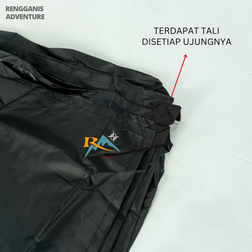 Footprint RIR OUTDOOR 240 X 210 Alas Tenda Bivak Outdoor Gunung 6 - 8 Orang Foot Print