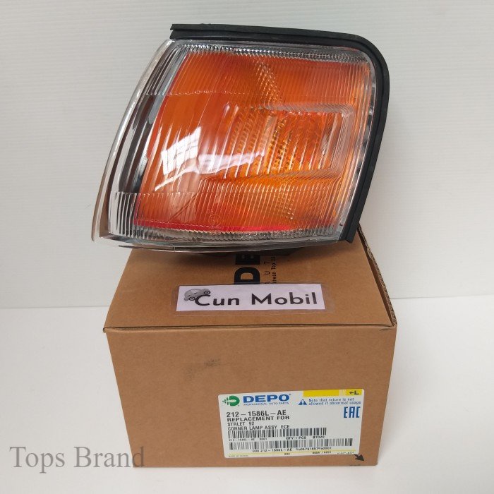 Topsbrand Lampu sen depan Starlet Kapsul EP 80 9293 kiri DEPO harga per pc -sen sein lampu sein lamp