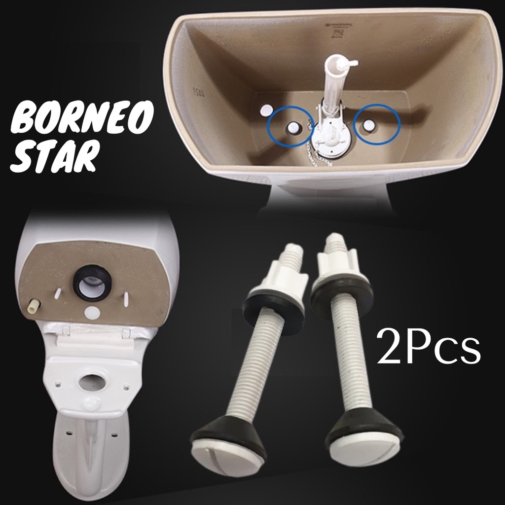 Baut Sekrup Tutup Kloset Duduk Penutup Closet WC Kamar Mandi Toilet Closed Tutupan Toto Mur Cover