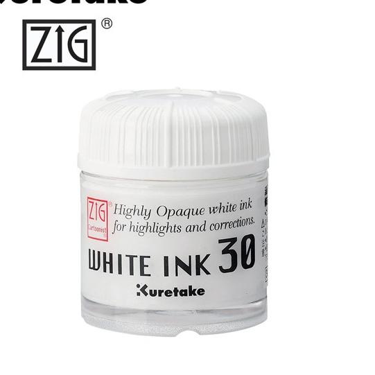 

Kuretake Pen Ink - White Ink