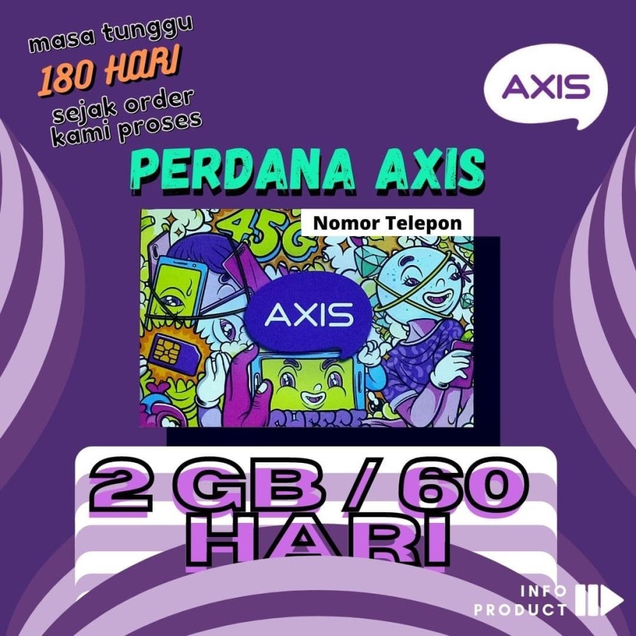 PERDANA AXIS PAKET DATA 2GB 60D AXIS 2 GB 60 HARI