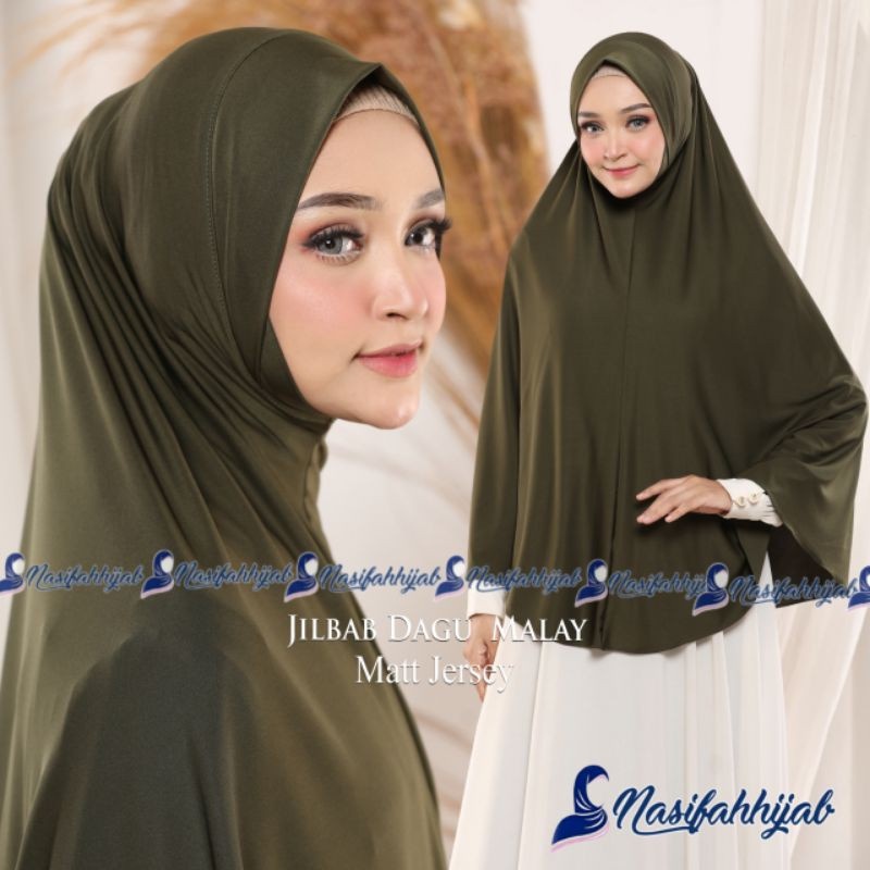 Nasifah Hijab - DAGU MALAY JUMBO Jilbab  Matt Jersey