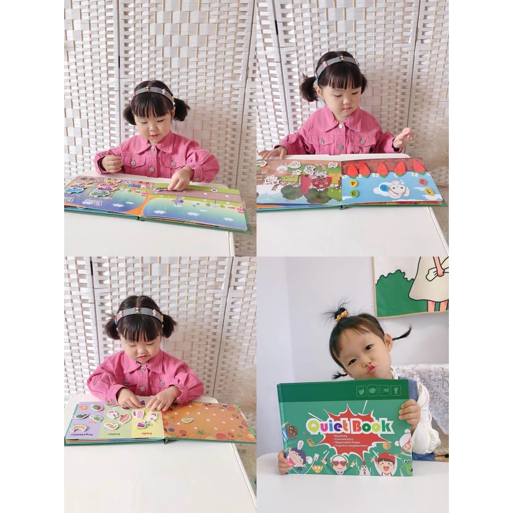 TweedyToys - Quiet Book / Children Busy Book / Buku Aktivitas Anak