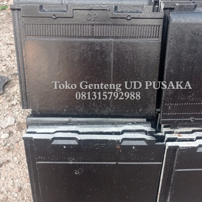 Genteng Flat Beton CP cengkareng Permai type Accent Hitam
