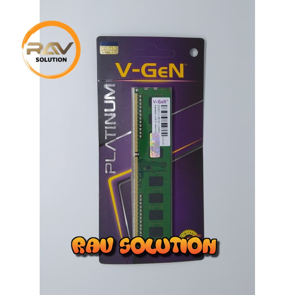 RAM PC/Komputer Longdimm DDR3 2GB PC10600/1333Mhz V-GeN PLATINUM