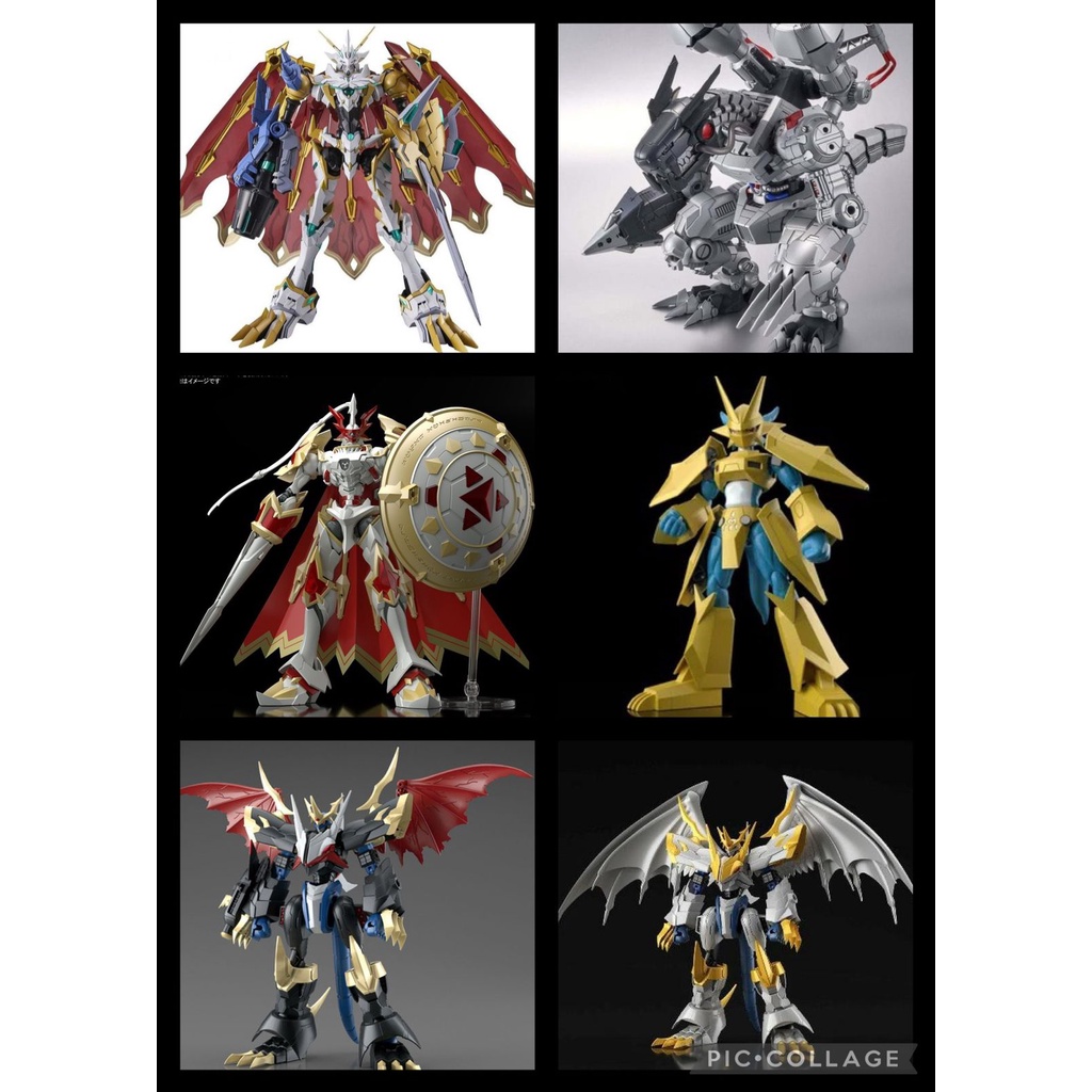 Figure Rise Standard Digimon Figure Rise Standard Omegamon Amplifed Rise Standard  Magnamon Rise Sta