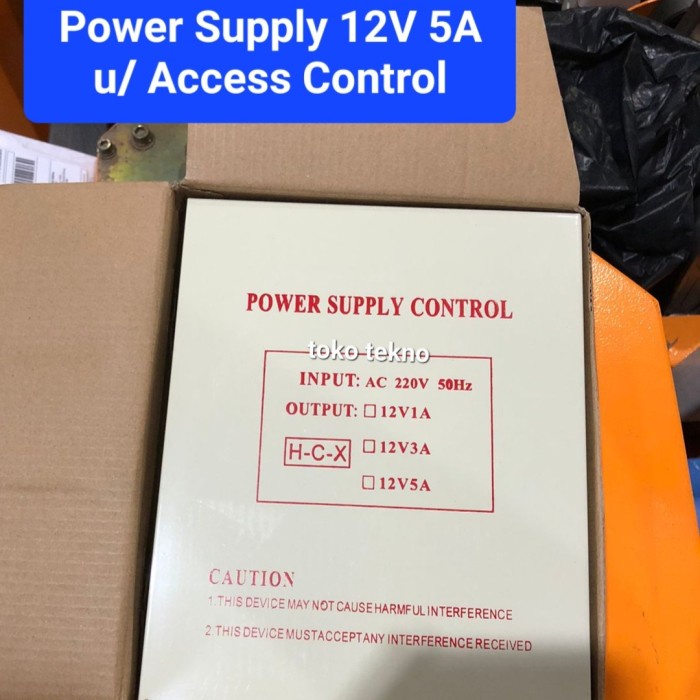 Backup Box Power Supply Access Control 5A 12V