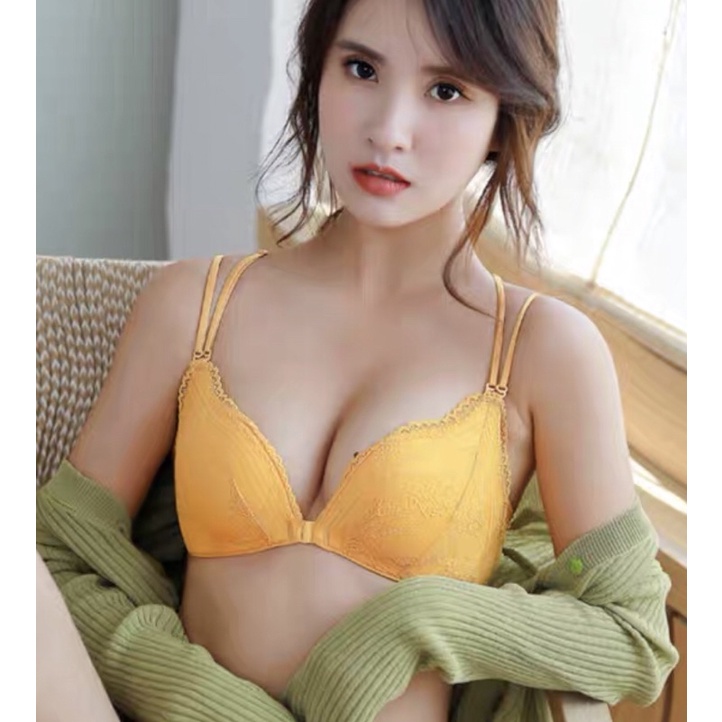 Bra Seamless (K-F23A) Fashion kait depan tanpa kawat busa push up