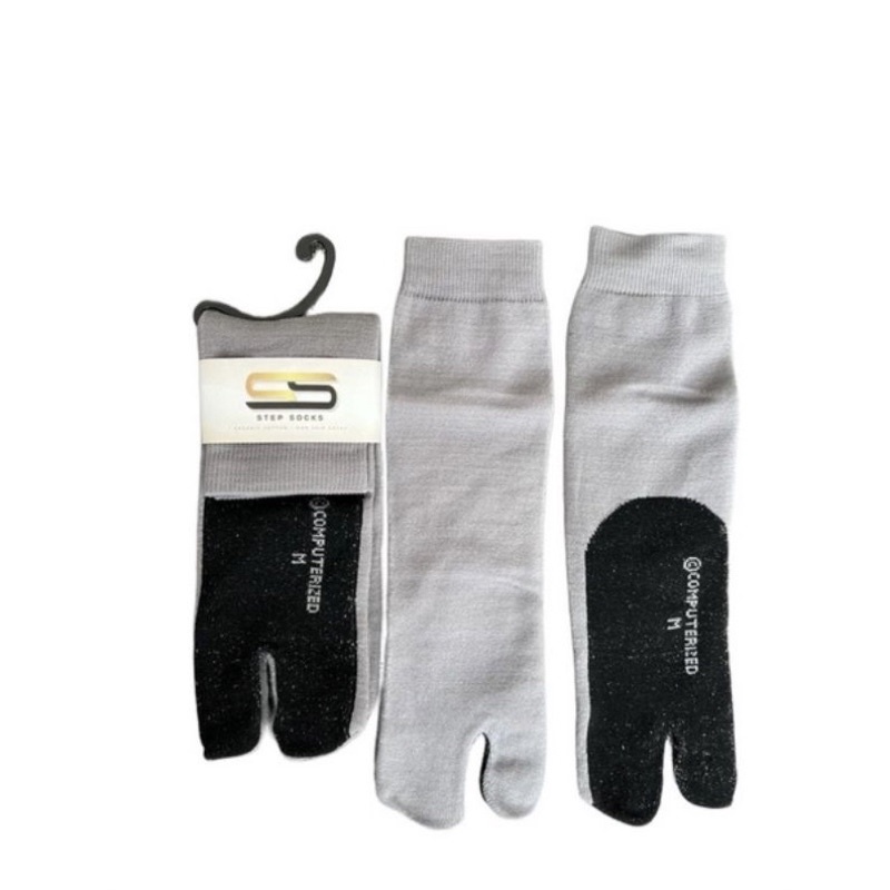 Kaos Kaki Jempol Muslimah Telapak Tepak Hitam Bahan Nilon Nylon Polos Panjang 35cm Kaus Kaki Step Sock