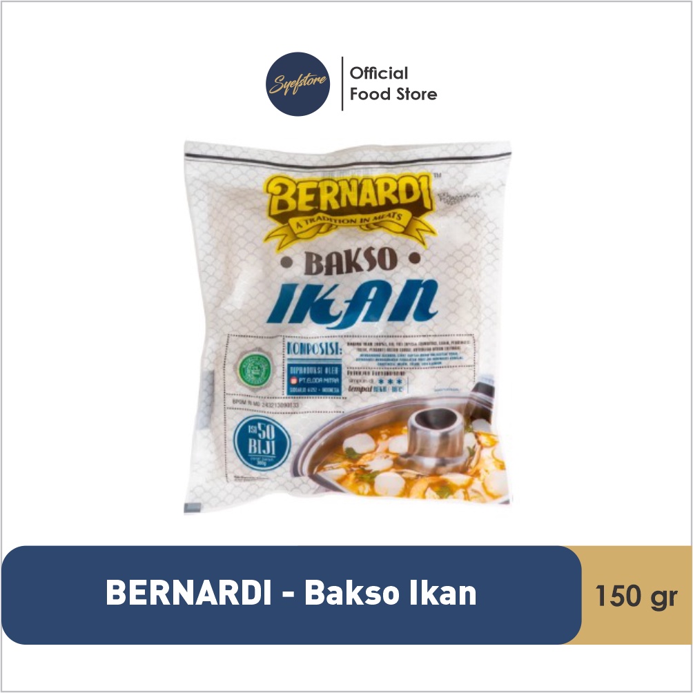 

BERNARDI BAKSO IKAN 150 gr (KHUSUS KURIR)