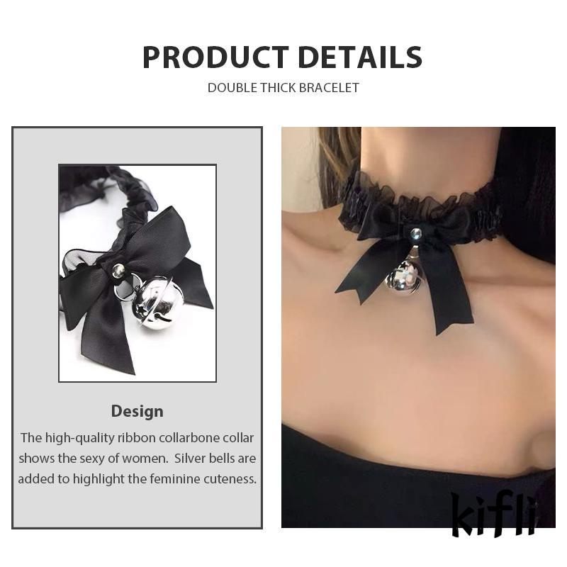 Kalung Choker Lace Sexy Aksen Pitabel Untuk Wanita