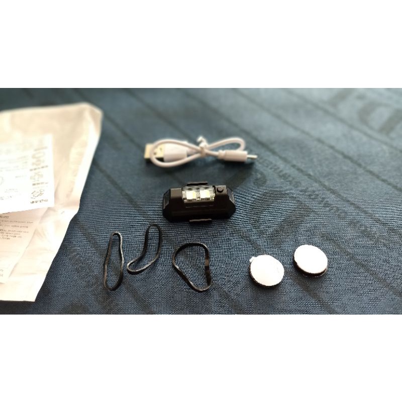 Lampu Strobo LED 7 Warna Universal Anti TabraKan Untuk Motor/sepeda/drone/pesawat Multi Mode Dengan Port Charger USB Lampu LED Kedip  Aircraft Anti Air Lampu LED Model Pesawat