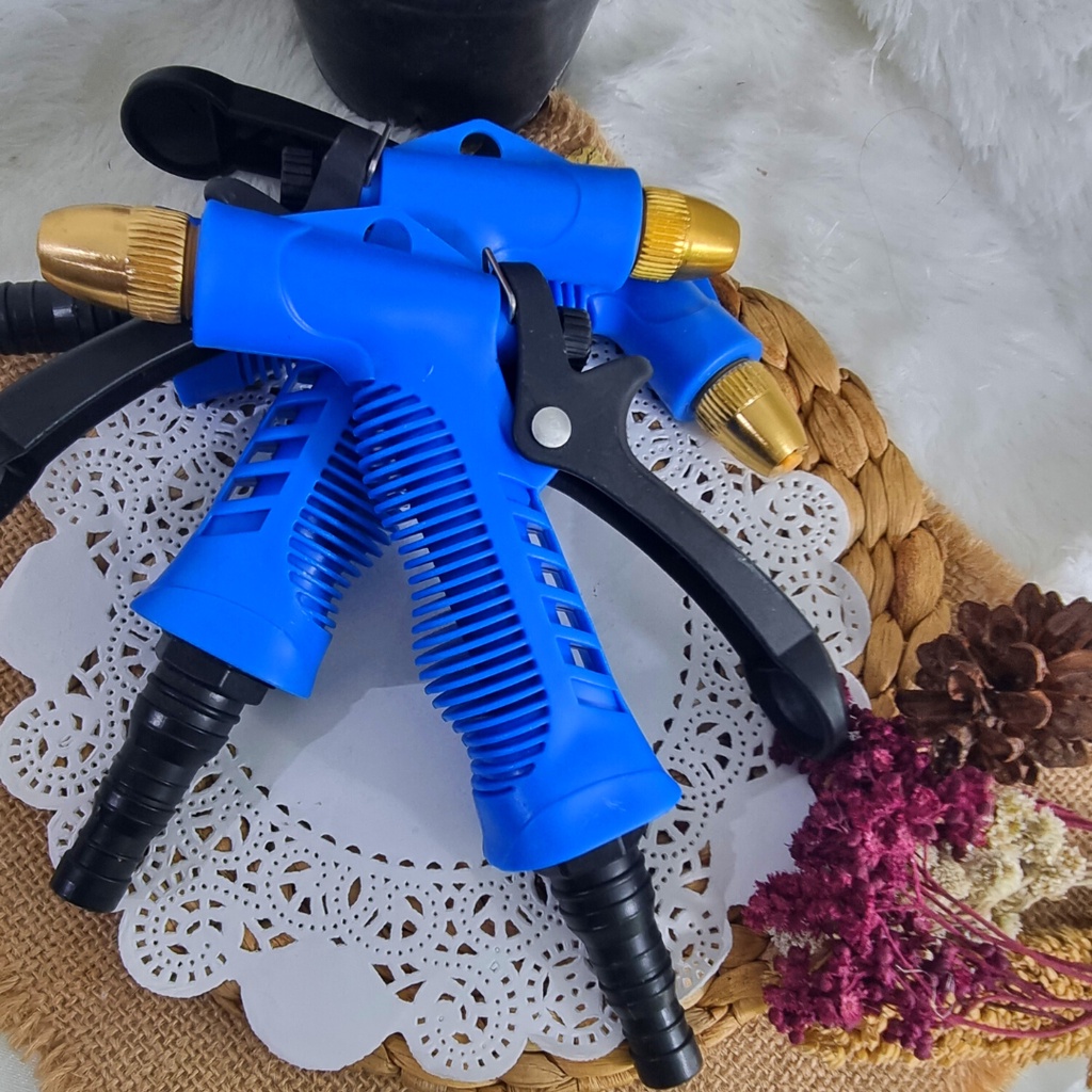 SUPER WATERGUN spray Semprotan Selang Air Cuci Mobil Motor Tanaman Hose Nozzle Water Spray Gun