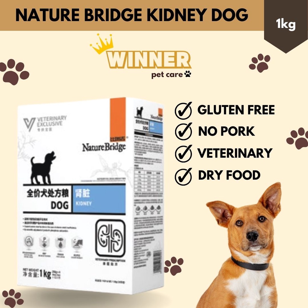 Nature Bridge Kidney Dog Food Freshpack 1kg