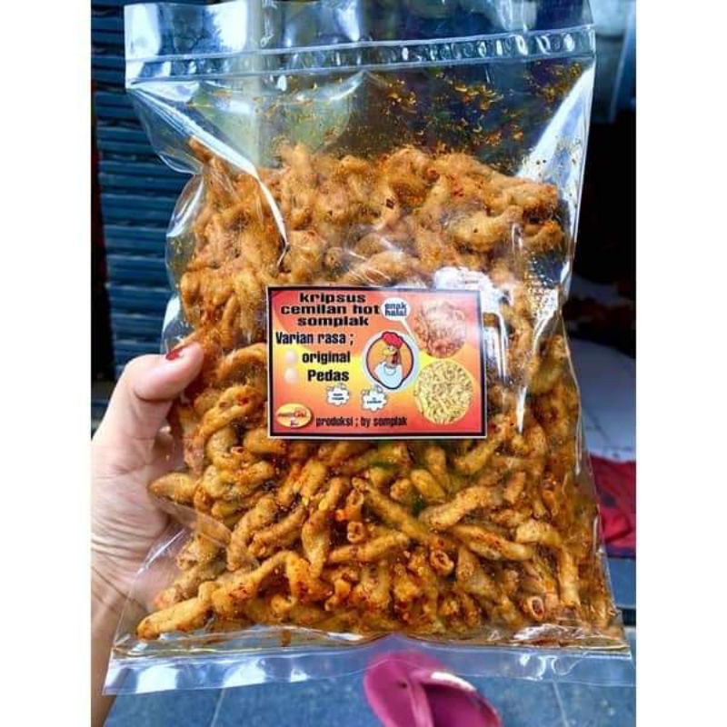 

kripik usus pedas