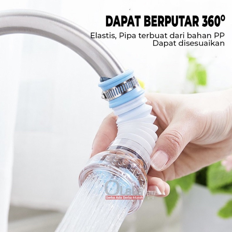 SAMBUNGAN KRAN AIR | Saringan Kran Air | Sambungan Keran Kran Air FLEXIBLE Filter Air Anti Splash