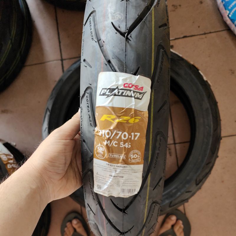 ban luar corsa tubeless 110/70-17 r26