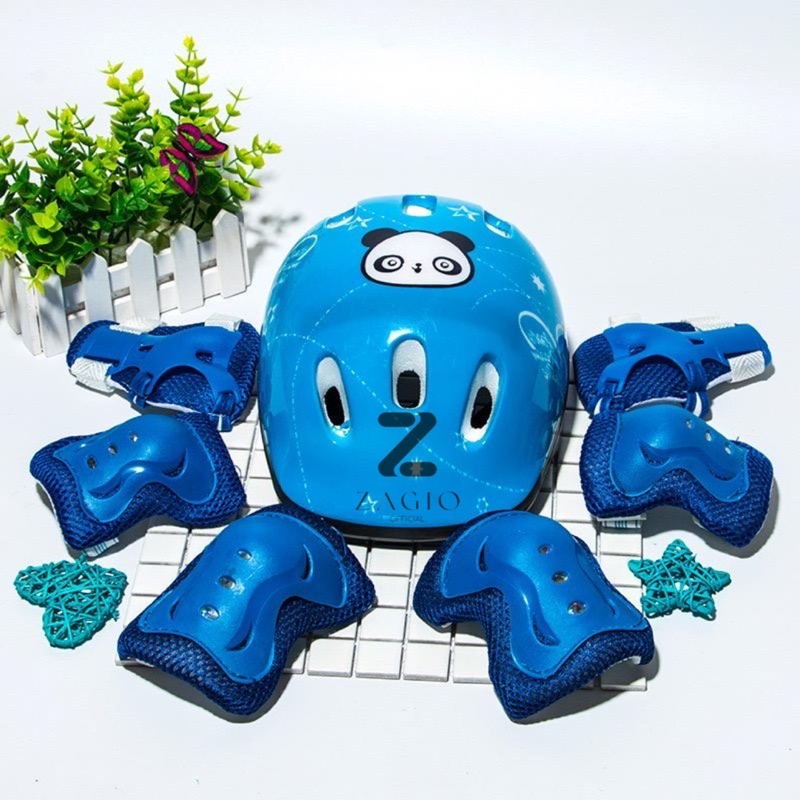 Paket helm &amp; deker sepatu roda/sepeda decker anak helm anak