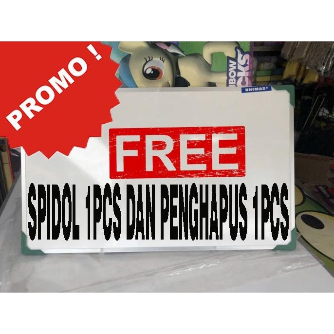 

papan tulis whiteboard 60x90