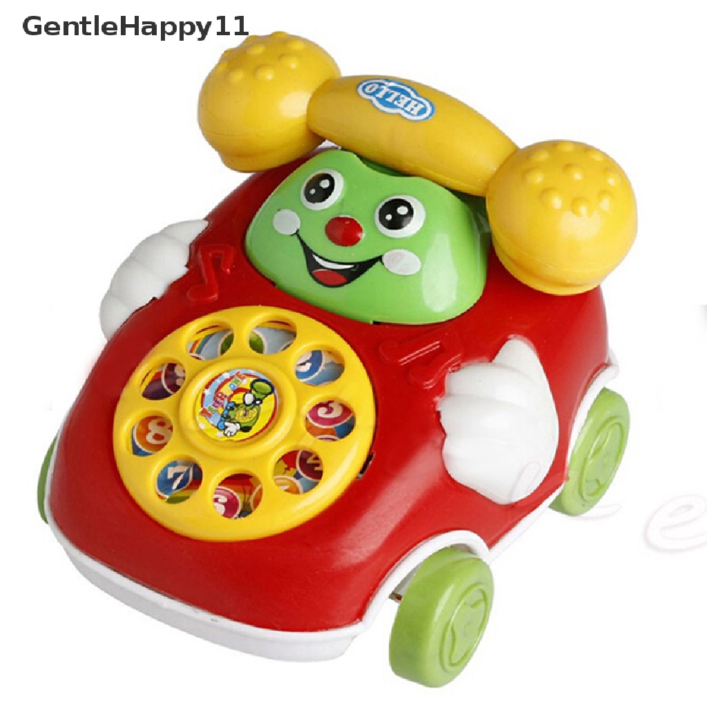 Gentlehappy 1Pc Mainan Bayi Musik Kartun Telepon Perkembangan Pendidikan Mainan Anak Hadiah id