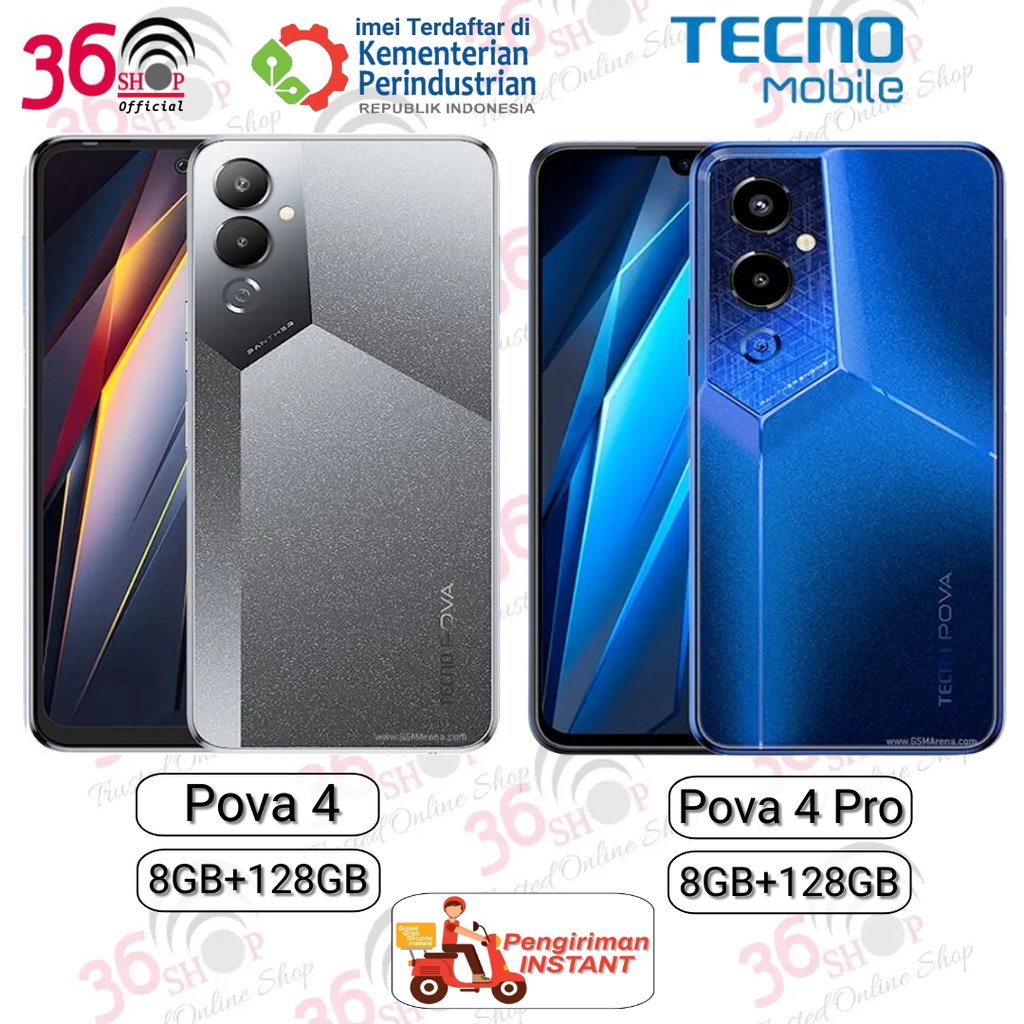 Jual Tecno Pova 3 + Pova 4 [6GB+128GB] [8GB+128GB] [Espansi Ram 5GB ...