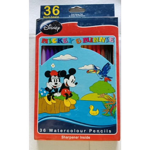 

Pensil warna Disney Mickey Minnie set 36 warna