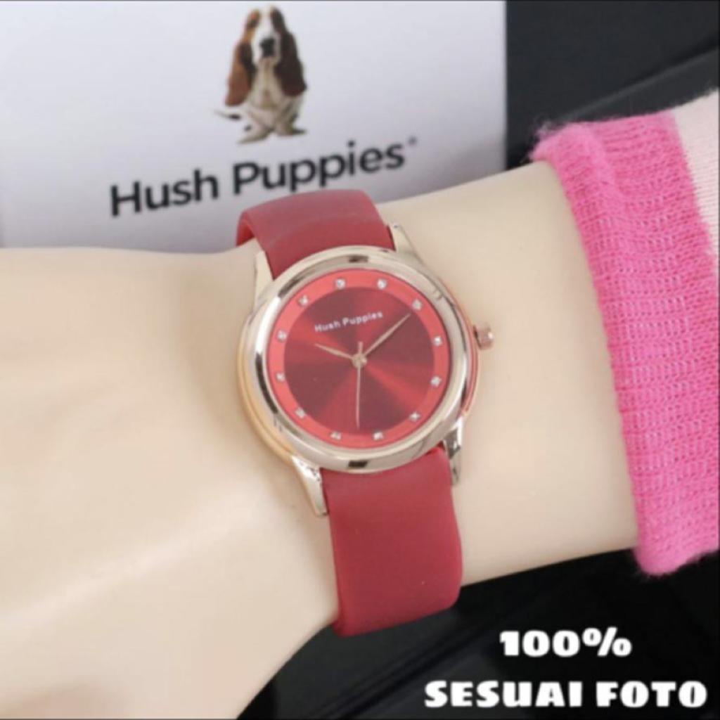 KWS [✅COD] JAM TANGAN WANITA KOREA ANAK PEREMPUAN  HUSH PUPP1ES DIAMOND STRAP RUBBER HP-9626