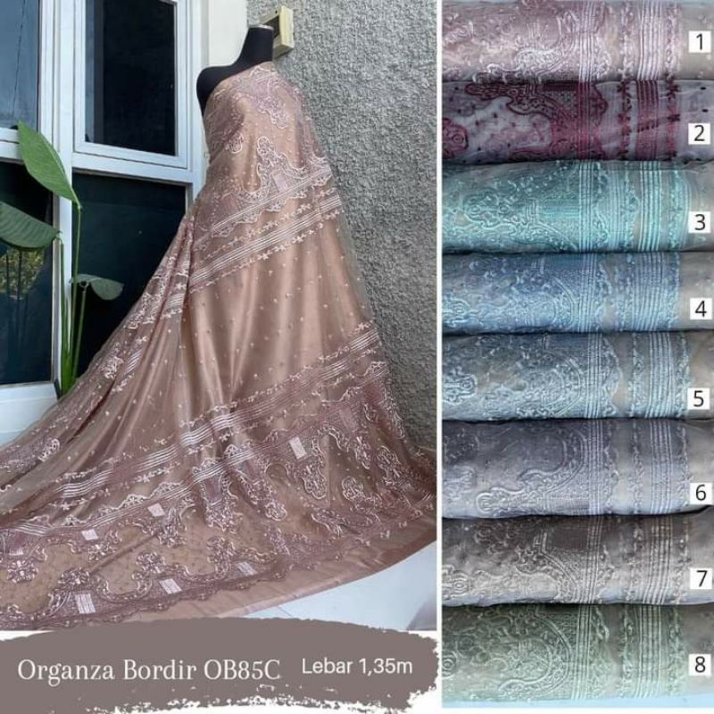 Kain Organza Bordir Termurah by Maharani Textile