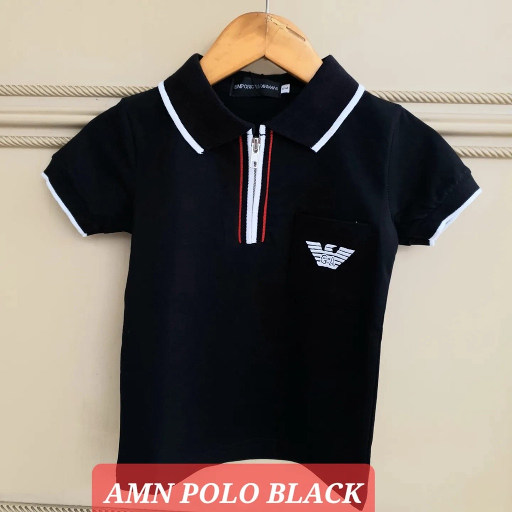 BAJUKIDDIE AMN POLO TOP BAJU KAOS POLO KERAH ANAK LAKI FASHION IMPORT PESTA