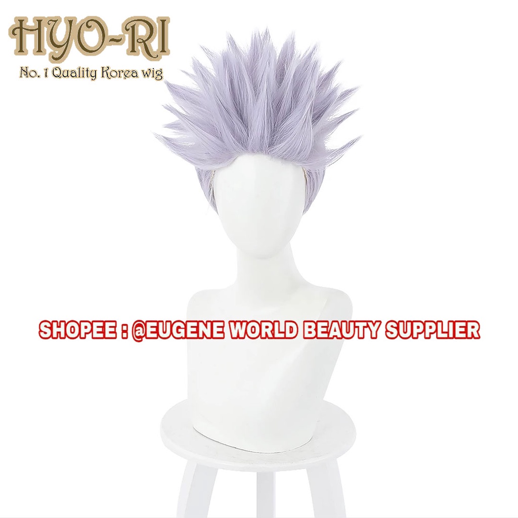 READY STOCK - WIG GOJO SATORU WIG GOJOU SATORU WIG SATORU GOJO WIG SATORU GOJOU WIG COSPLAY ANIME JU