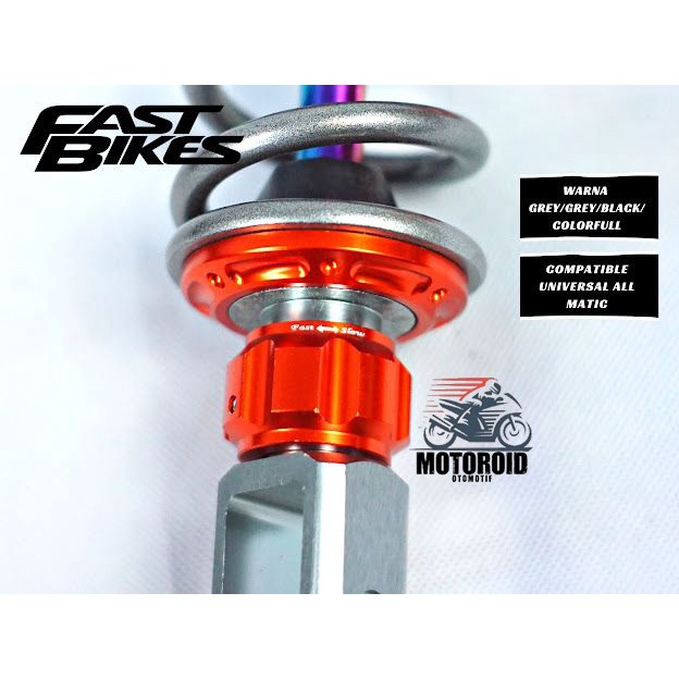 Shockbreaker Fastbikes Matic Rainbow Tabung Nitron Atas