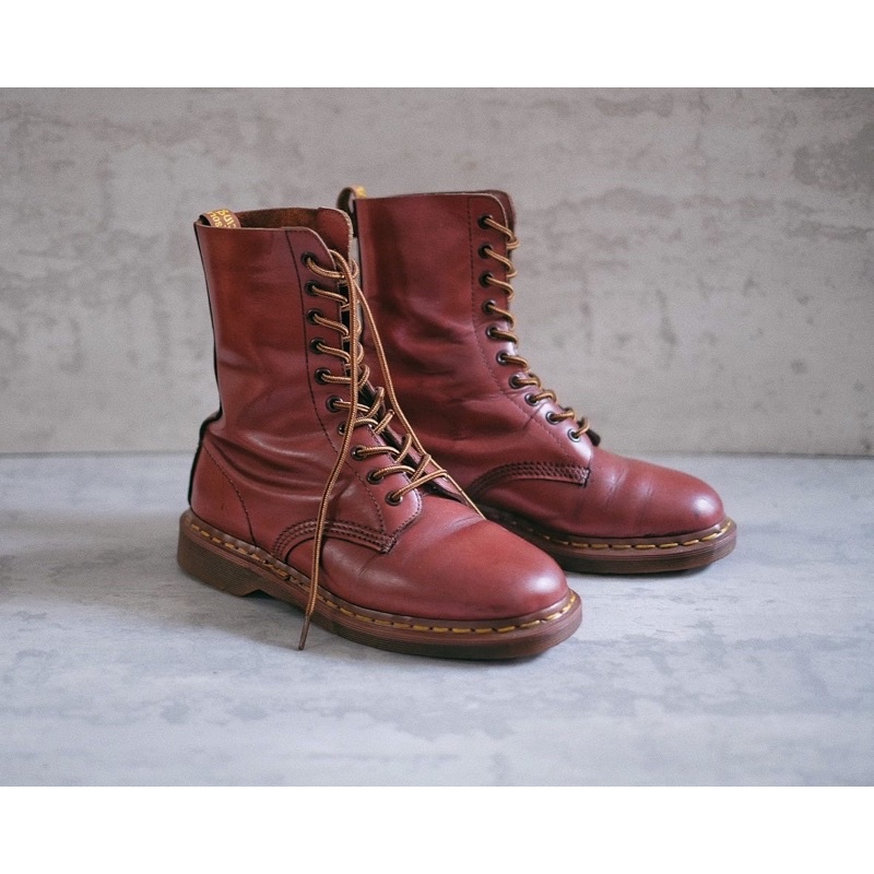 Original Dr martens 1490 vintage oxblood, made in england