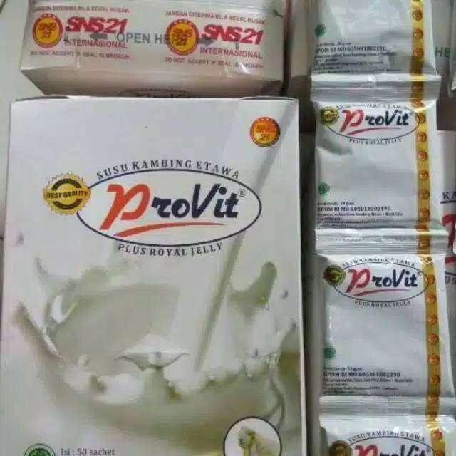 

SUSU KAMBING ETAWA PROVITerje 10 SACHET ORIGINAL KEMASAN BARU POM TR 222083891