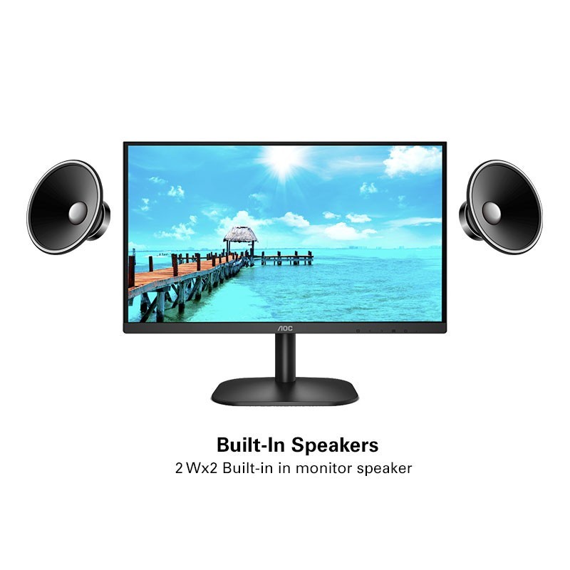 LED Monitor AOC 24B2XDA IPS Full HD 4ms 75hz Speaker FRAMELESS