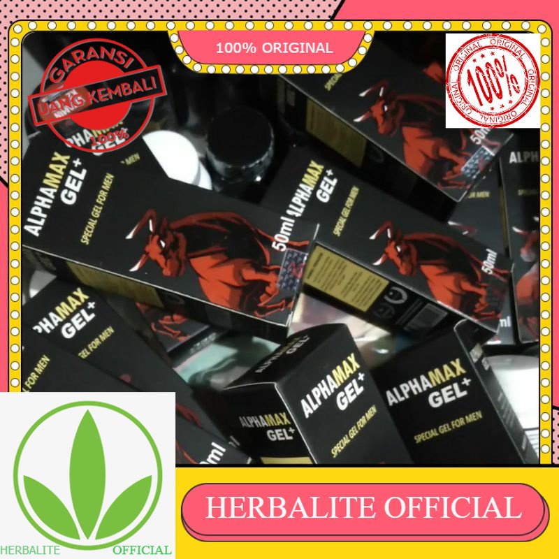 100% ORIGINAL Alphamax Alphamax Gel+ Alphamax Asli Alphamax Ori 100% Herbal Aman Hasil Permanen