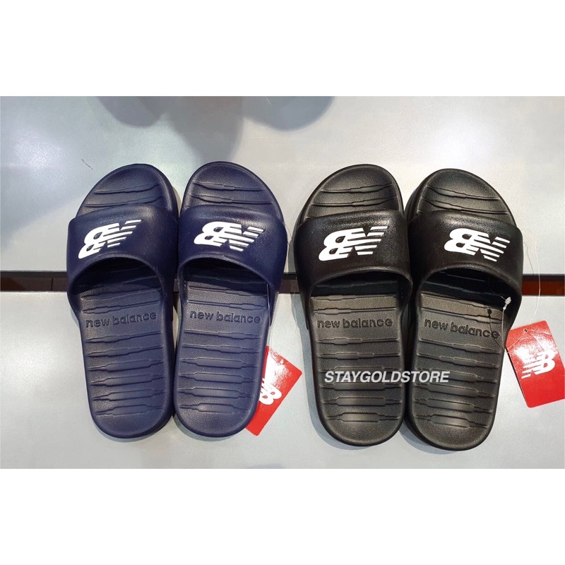 READY STOCK New Balance SUF100 Men's Sandals Sendal - Navy / Black
