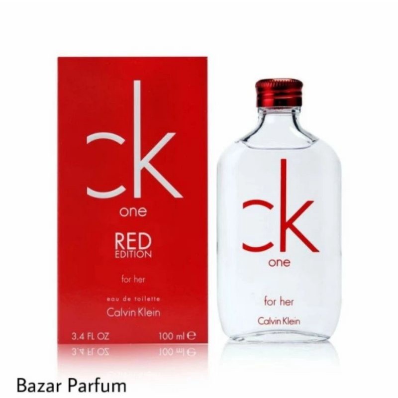 Parfum Wanita Original Calvin Klein CK One Red For Her EDT