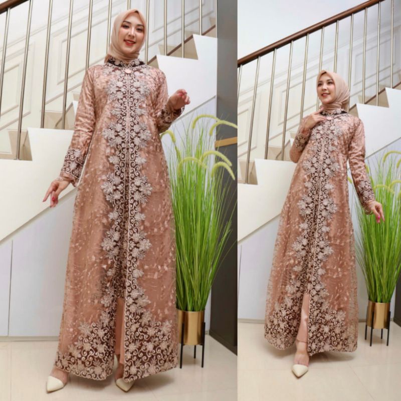 FASHION MUSLIM // ASTANA DRESS //BAHAN TILLE BORDIR PREMIUM DALAMAN SATIN VELVET // By Pelangi Jaya // KEBAYA ORIGINAL // KEBAYA MODERN