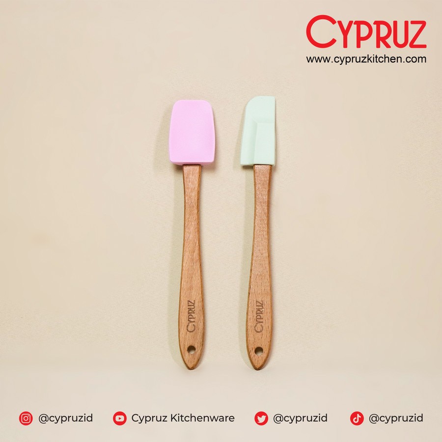 Cypruz AM-1514-PL Spatula Silikon Penelope Set 2 Pcs