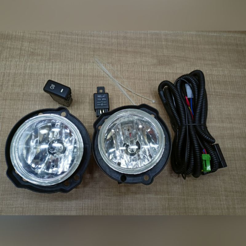 Foglamp Lampu Kabut Lowin LW-537 Untuk Toyota All New Avanza 2011-2021 Calya Sigra Agya Ayla Set Lengkap Kabel Set dan Saklar