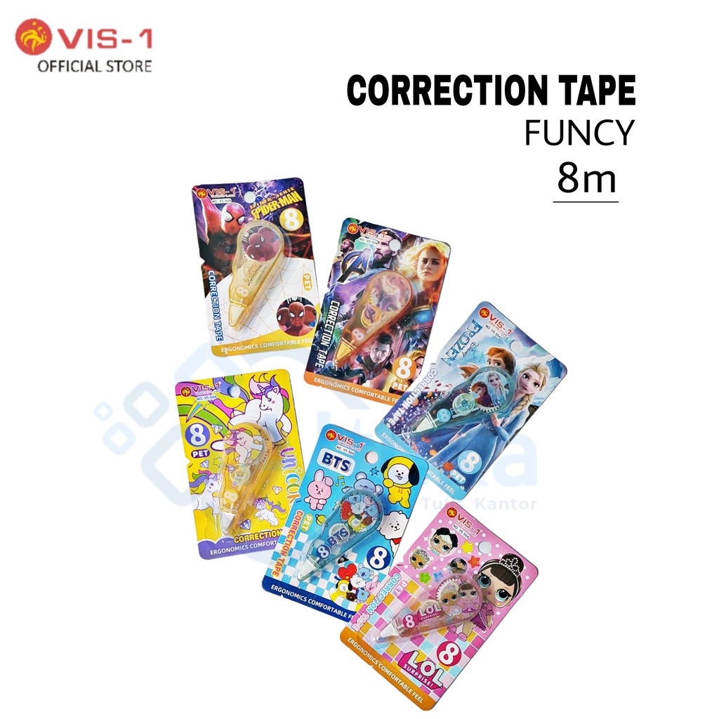 

Correction Tape / Pita Koreksi Funcy Lucu 8M