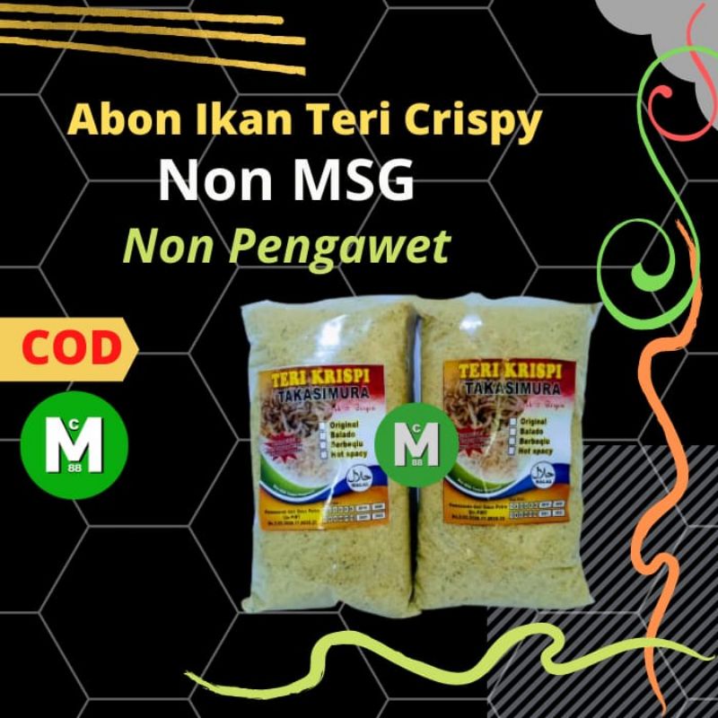 

abon ikan teri crispy 1 kg non MSG non PENGAWET | abon ikan teri crispy menu mpasi