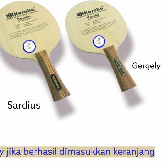 Kayu / Blade Bat / Bet Ping pong / Tenis Meja Kosaka Carbon - Handel Sardius