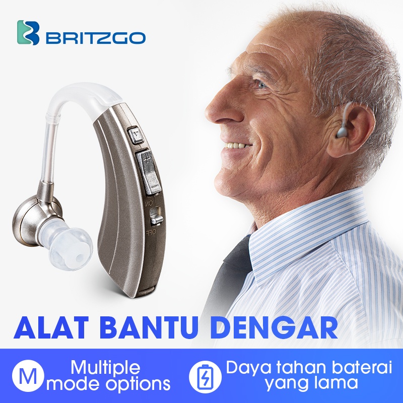 Jual Britzgo Alat Bantu Dengar Digital Pendengaran Telinga Orang Tua