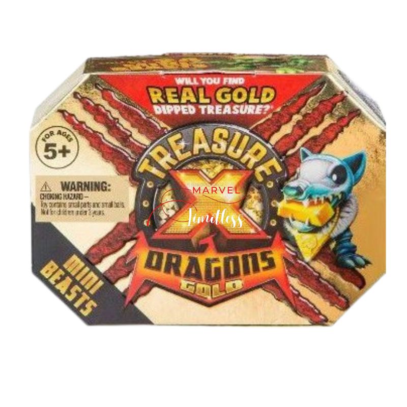 Jual Treasure X Real Gold Dragons Gold (MINI BEAST) Shopee Indonesia