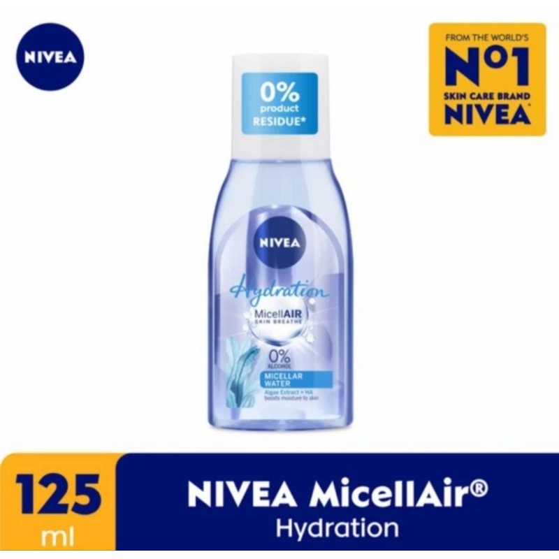 NIVEA MICELLAIR HOKKAIDO ROSE OIL INFUSED PEARL AND WHITE 125ML MICELLAR WATER HYDRATION