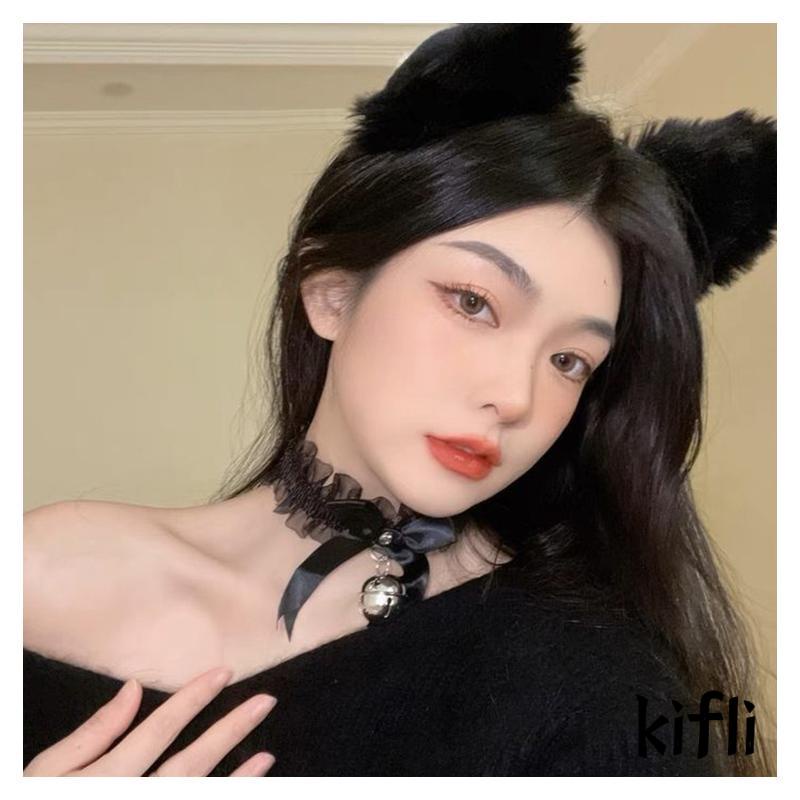 Kalung Choker Lace Sexy Aksen Pitabel Untuk Wanita